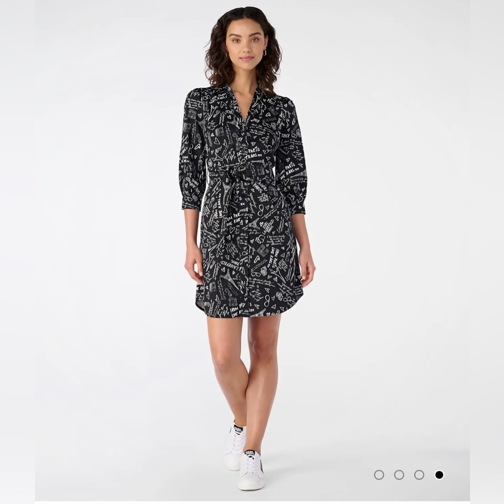 Karl Lagerfeld Button Up Dress NWT